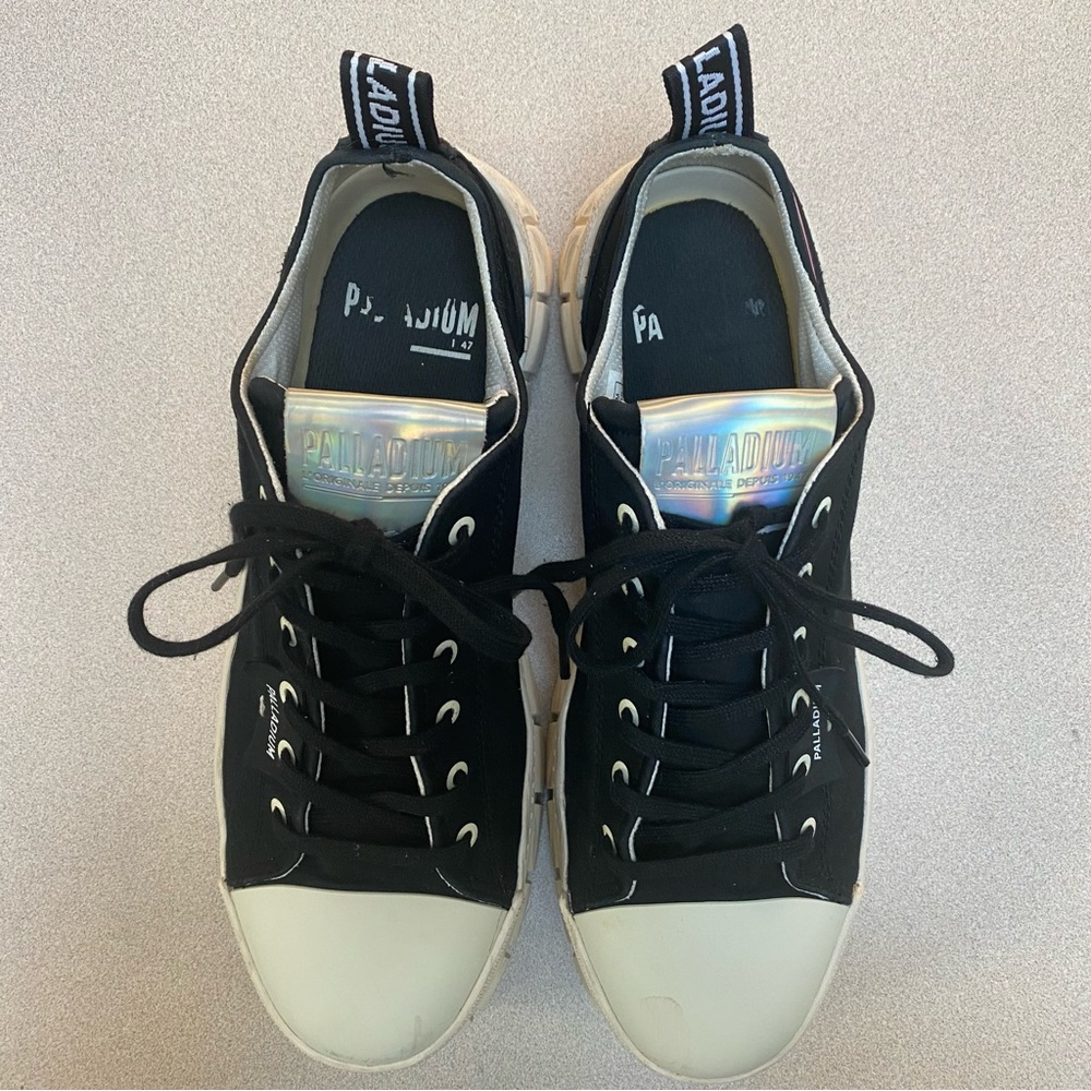 Palladium lo revolt tx Black Sneakers with Iridescent Detail, women’s size 10 - Picture 2 of 9